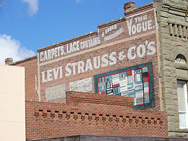 Working Man's Quilt ale Werbebanner für Levis